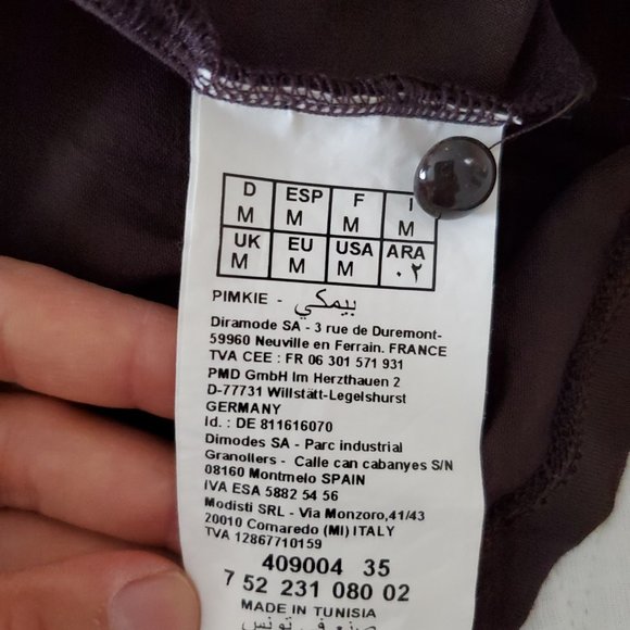 Brown and Gold Halter Strap Dress - Picture 6 of 7